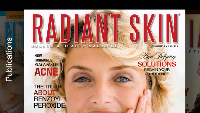 Publications main image - cover of Radiant Skin Magazine